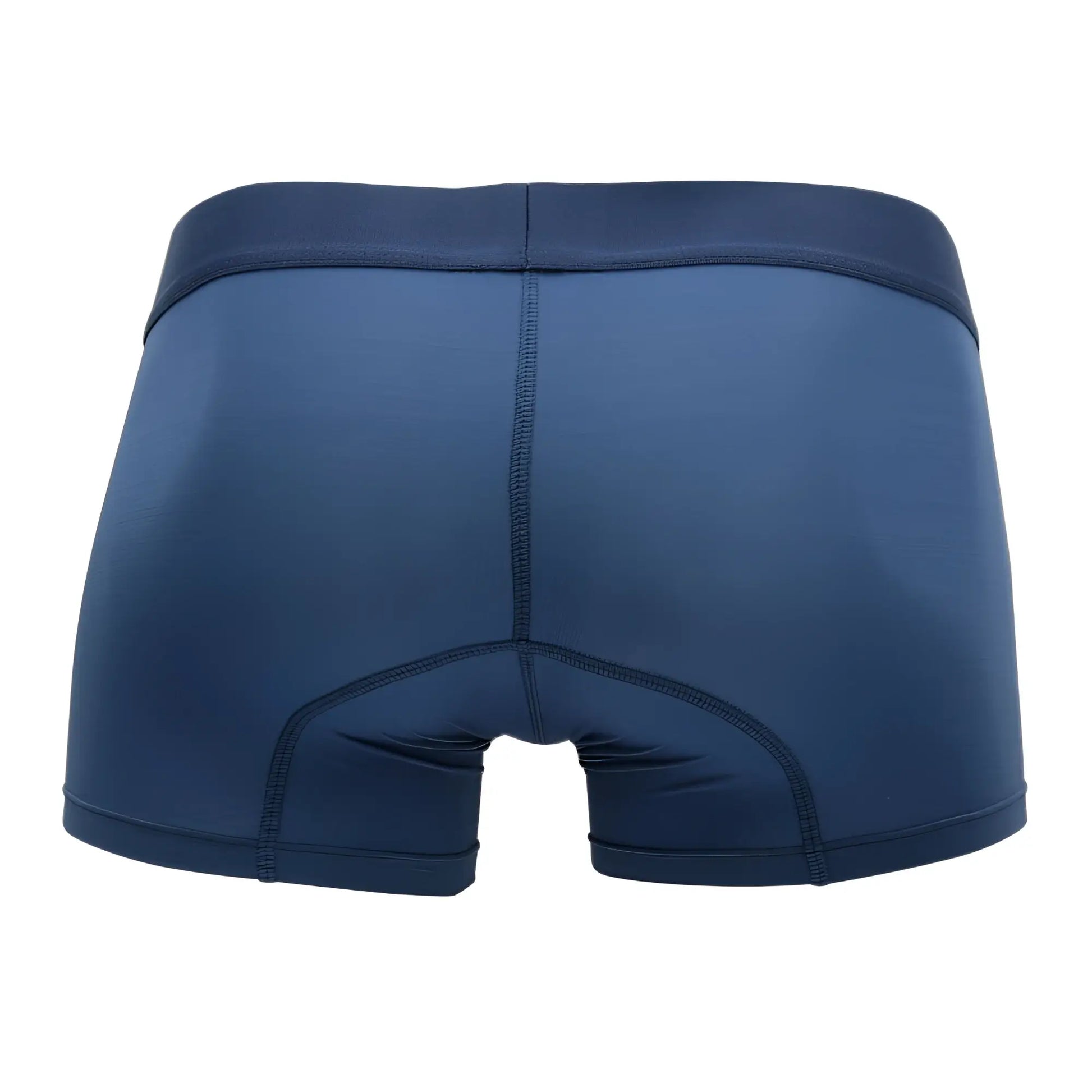 Navy blue hawai 41948 boxer briefs with seamless, form-fitting design and reinforced stitching along the seams