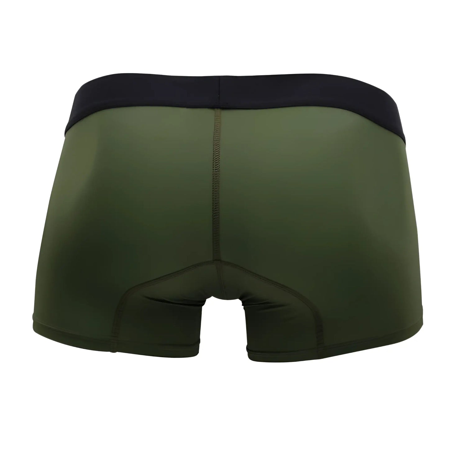 Olive green hawai 41948 boxer briefs with a black elastic waistband made for comfortable everyday wear
