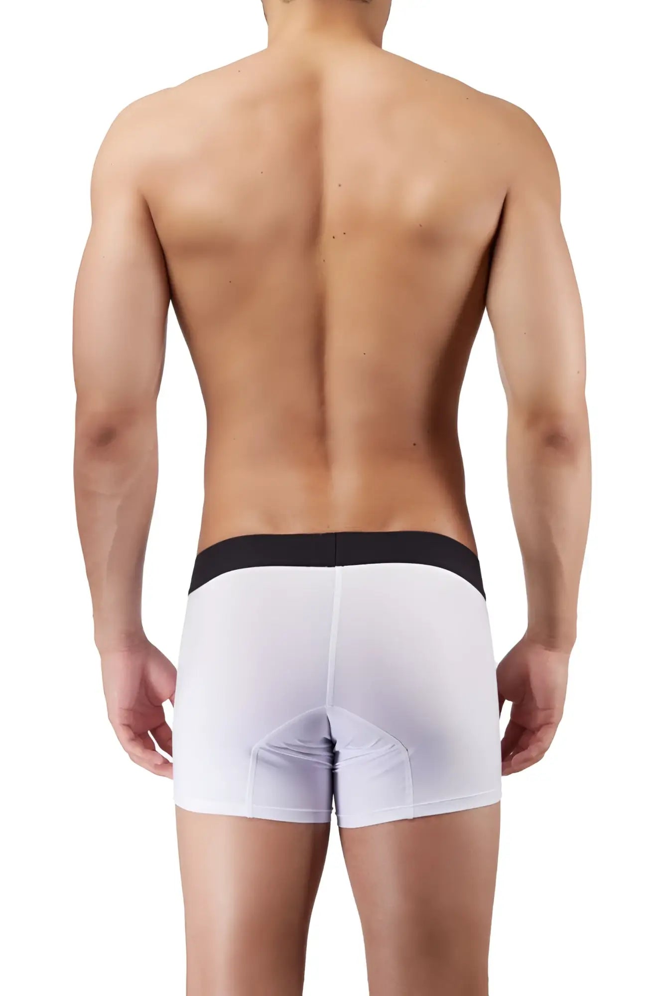 White boxer briefs hawai 41948 with black waistband made of soft breathable fabric for everyday comfort