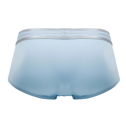 Light blue hawai 41961 microfiber briefs for men with a silver elastic waistband for comfortable fit