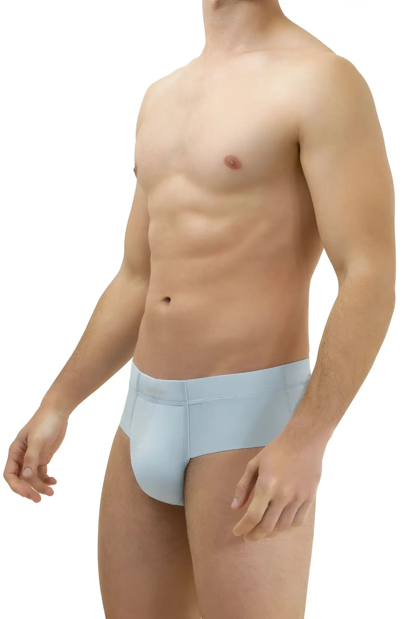 Light blue hawai 42141 microfiber briefs for men with a smooth form-fitting design