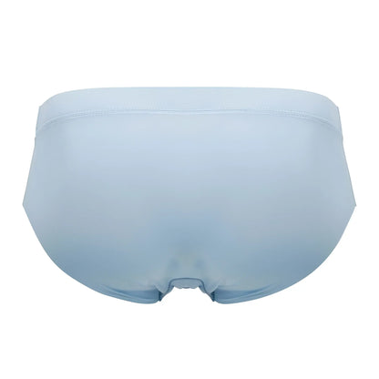 Light blue microfiber men’s briefs with smooth texture and simple elastic waistband hawai 42141 microfiber briefs