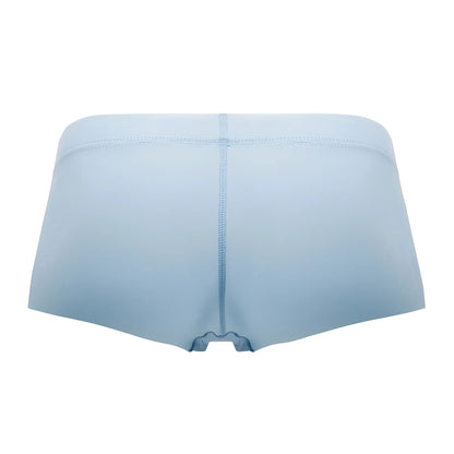 Light blue HAWAI 42142 microfiber seamless briefs with subtle textured fabric and a central seam