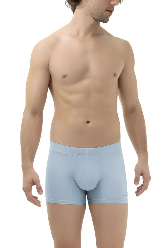 Light blue hawa 42222 microfiber trunks featuring smooth stretchy fabric and a contoured pouch design