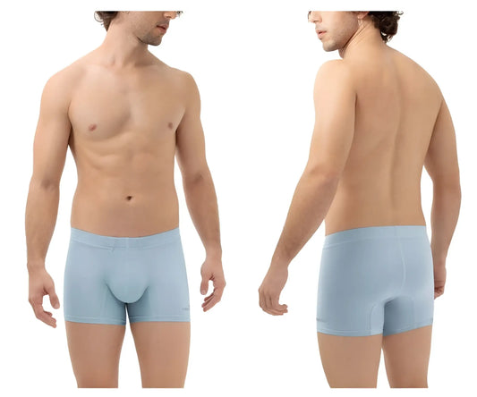 Light blue Hawai 42222 microfiber men’s briefs with smooth, form-fitting design for comfortable wear