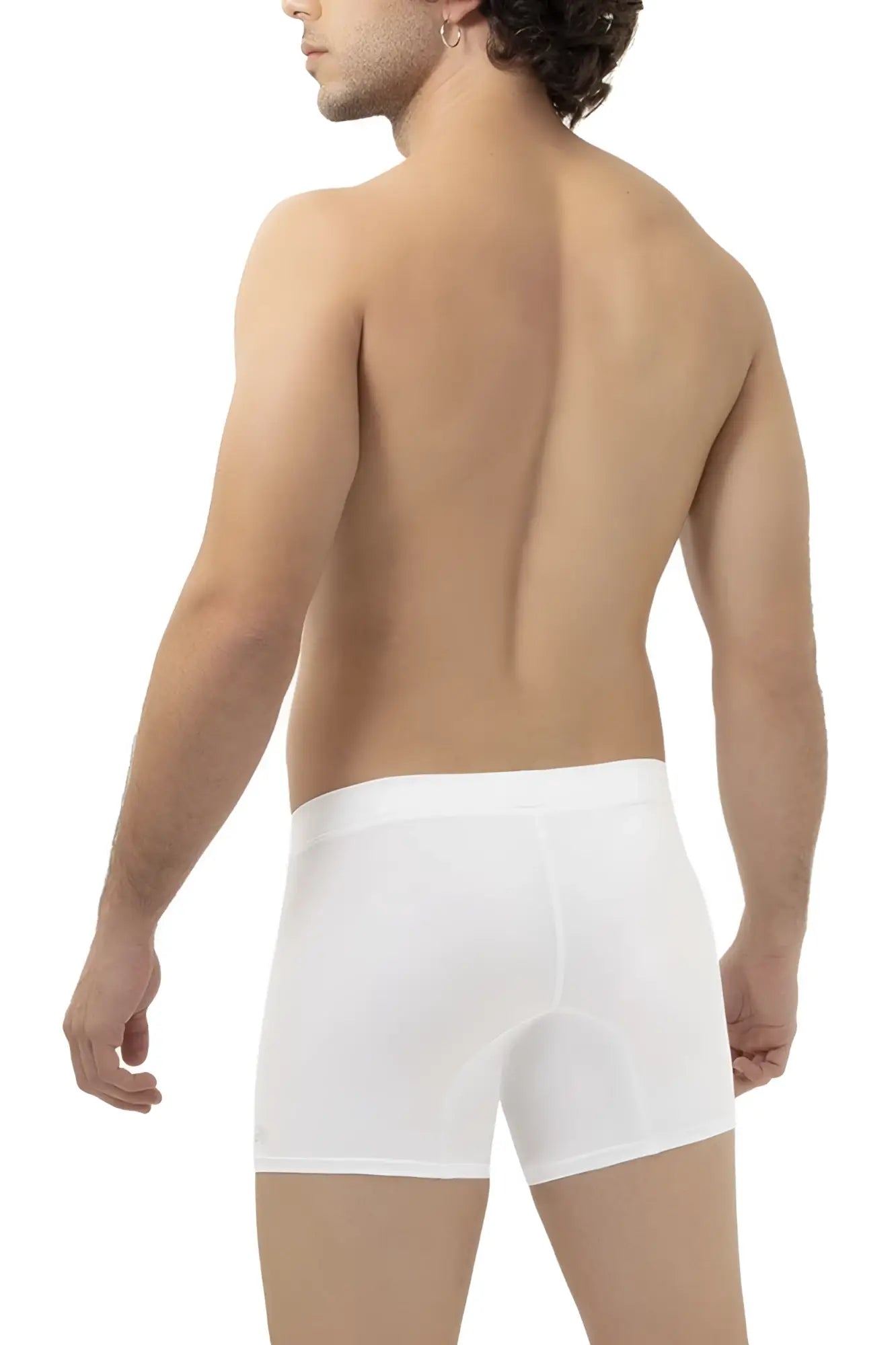 White hawai 42222 microfiber trunks with smooth form-fitting design elastic waistband and breathable fabric