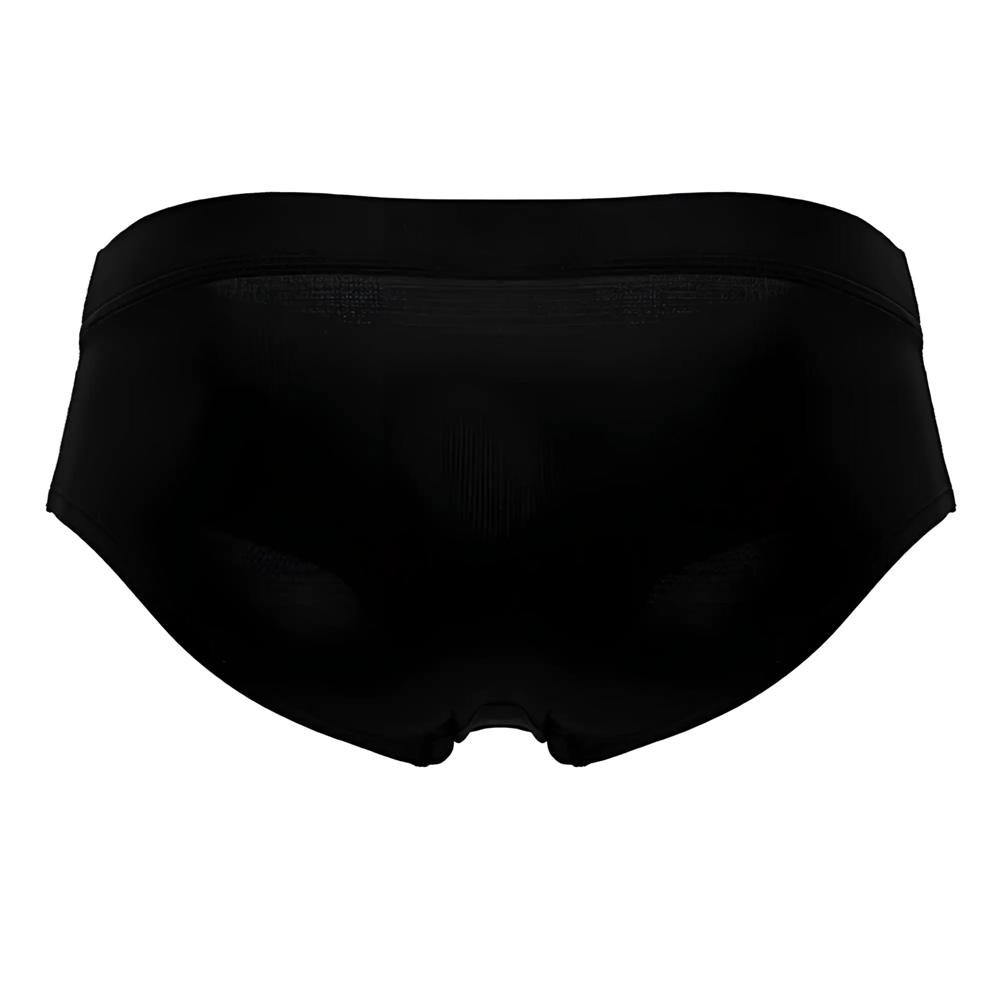 Black HAWAI 42241 microfiber seamless briefs with smooth stretchy fabric and comfortable waistband front view