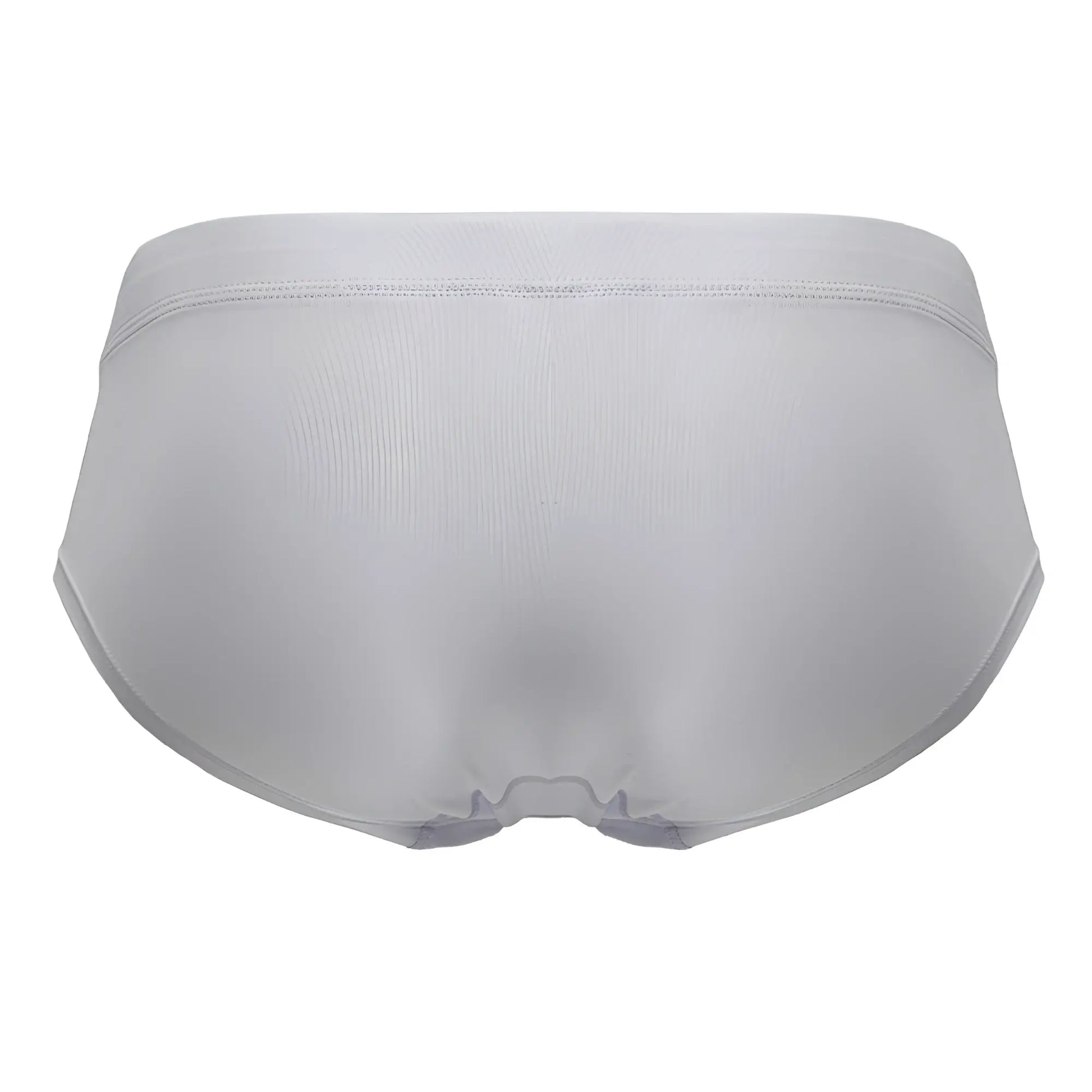 A sleek white hawaI 42241 microfiber brief with smooth fabric finish and subtle waistband stitching
