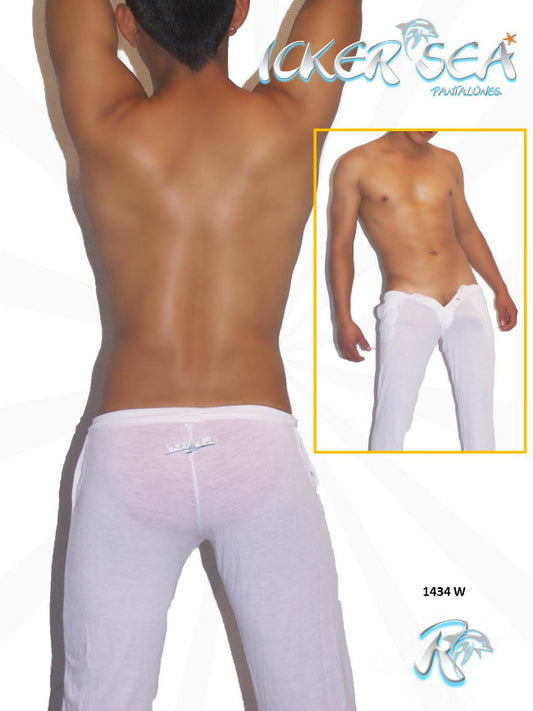 Icker Sea Beach & Night Pants White 1434W