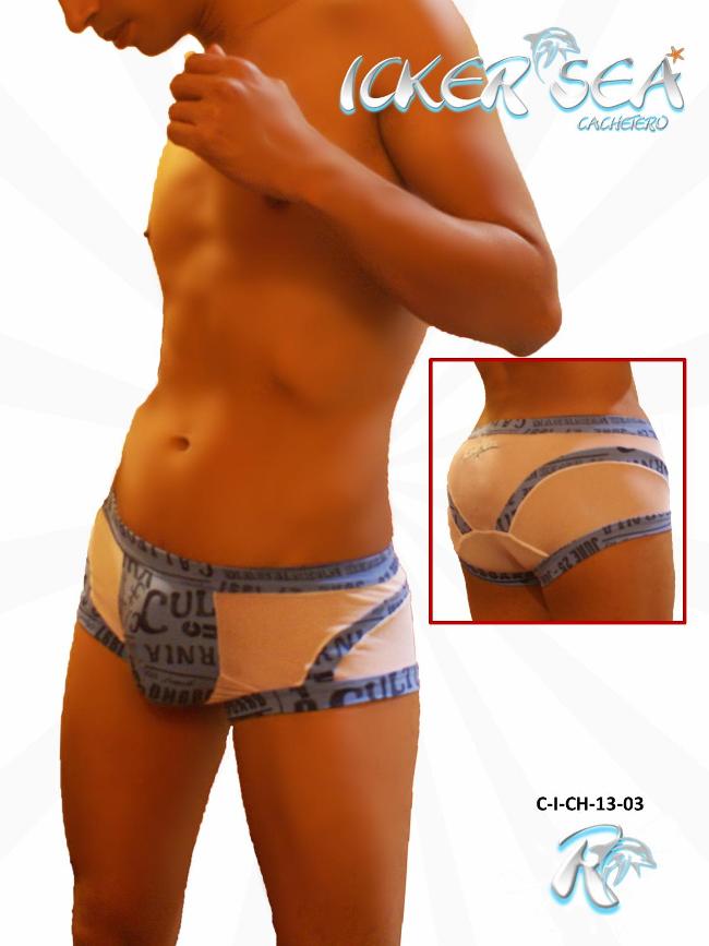 Icker Sea Letters Mesh Boxer Brief Unterwäsche CI-CH-13-03