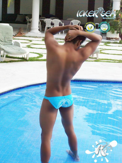 Icker Sea Lifeguard Micro Slip Bikini Bademode Blau COB-13-11