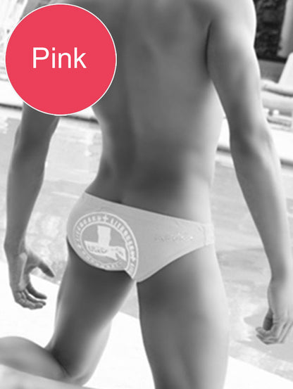 Icker Sea Lifeguard Slip Bikini Swimwear Pink COB-13-23