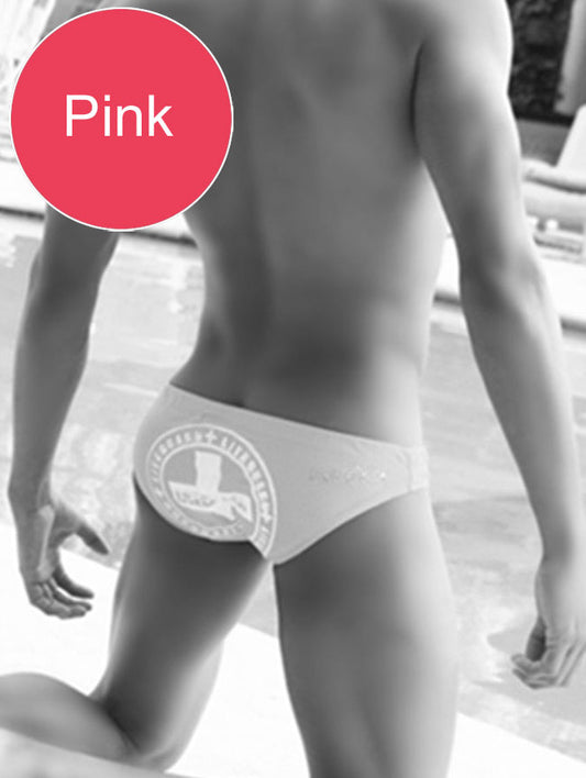 Icker Sea Lifeguard Slip Bikini Swimwear Pink COB-13-23