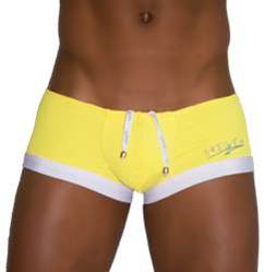 Icker Sea Contrast Trim Mini Square Cut Trunk Bademode Mango COB-13-30