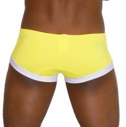 Icker Sea Contrast Trim Mini Square Cut Trunk Bademode Mango COB-13-30