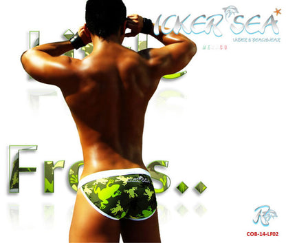 Icker Sea Little Frogs Microslip Bikini Swimwear COB-14-LF02