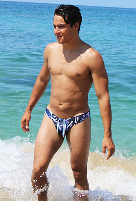 Icker Sea Letters Bikini Bademode Marineblau COB-15-24