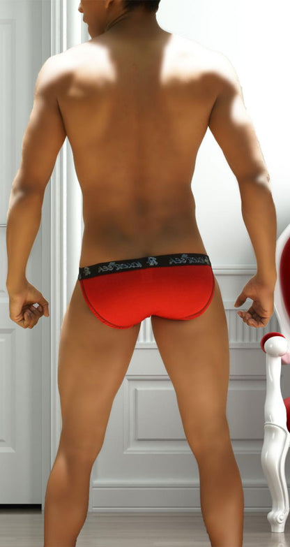 Icker Sea Contrast Microslip Bikini-Unterwäsche Rot/Schwarz COI-13-18