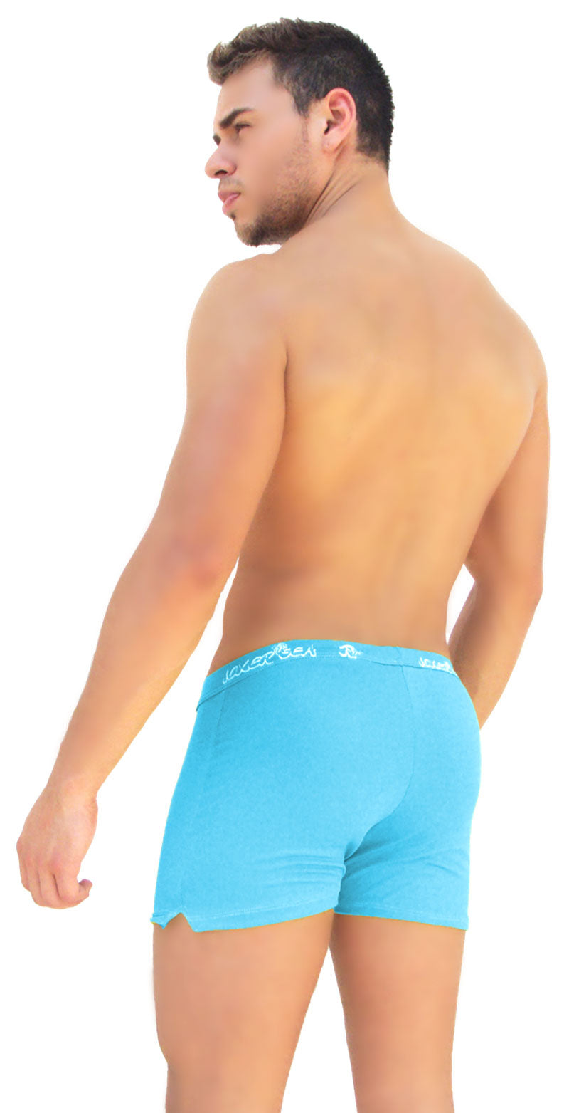 Icker Sea Boxershorts mit seitlichem Schlitz, lang, blau, COI-14-BLUE-08