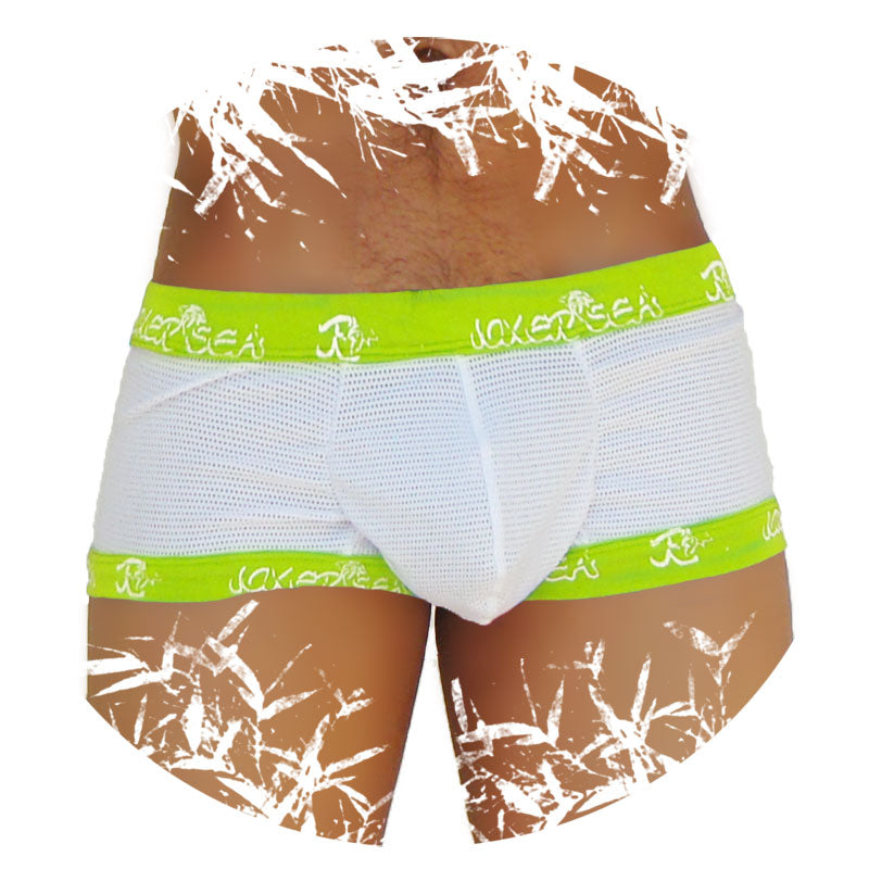 Icker Sea Fresh Boxershorts mit Punkten und Logobesatz, Grün, COI-14-FD-02