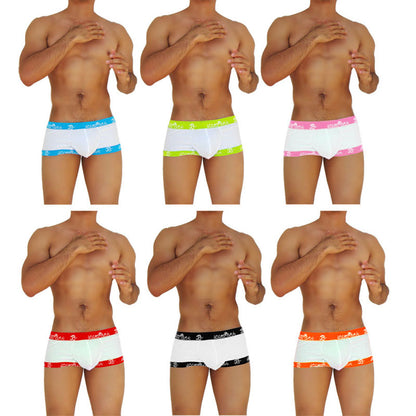 Icker Sea [6er-Pack] Boxershorts mit Logo-Details, verschiedene Farben, COI-14-FD-02-PACK