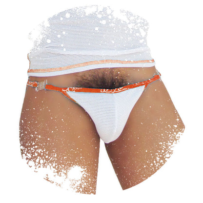 Icker Sea Fresh Dots Logo Trim Microslip Bikini Unterwäsche Orange COI-14-FD-03