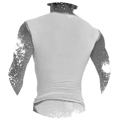 T-shirt sans manches vert Icker Sea Fresh Dots Logo Trim COI-14-FD-04