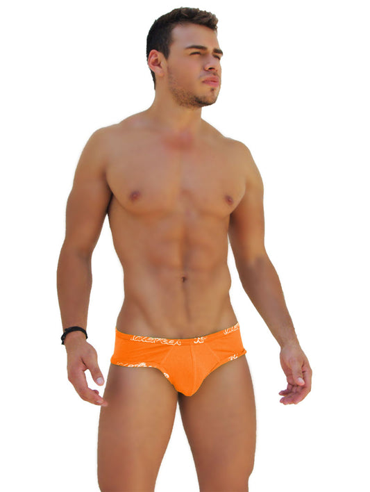 Icker Sea Logo Trim Mini Bikini Unterwäsche Orange COI-14-ORANGE-04