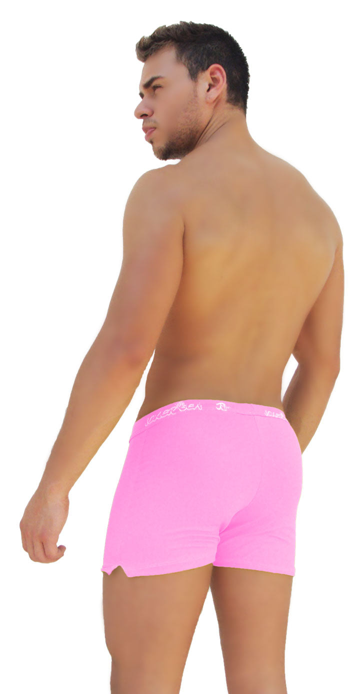 Icker Sea Boxershorts mit seitlichem Schlitz, lang, Pink, COI-14-PINK-08