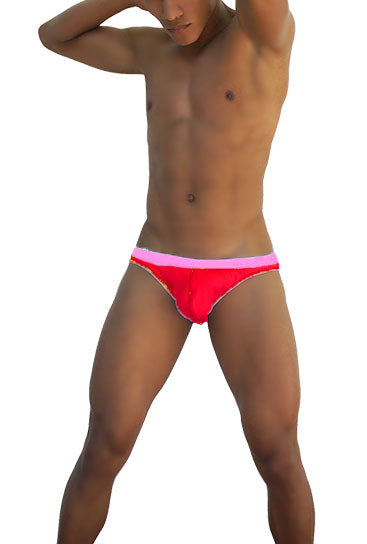 Icker Sea Stud Slip Bikini Unterwäsche Rot/Pink COI-16-33RP