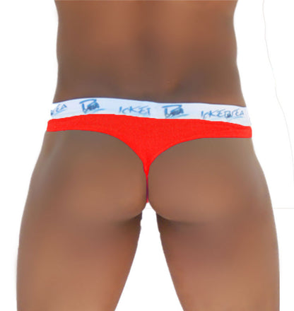 Icker Sea Brasilianischer Tanga-Tanga Unterwäsche Rot COI-16-34