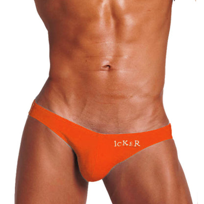 Icker Sea Bottomless Jock Bikini Jock Strap Unterwäsche Orange COI-18-01