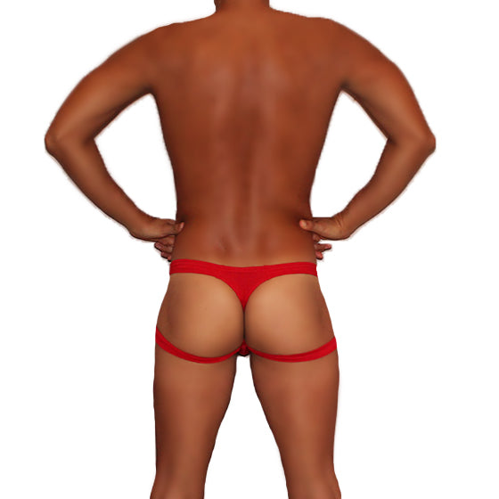 Icker Sea Jock String-Tanga Unterwäsche Rot COI-18-09