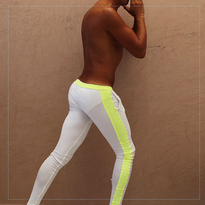 Icker Sea Side Stripe Runner Hose Weiß/Grün PN-18-01