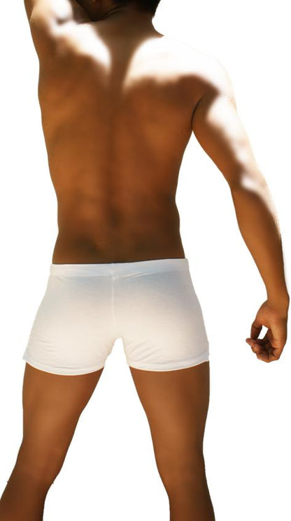 Icker Sea Sports Side Slit Runner Shorts White SHR-13-01