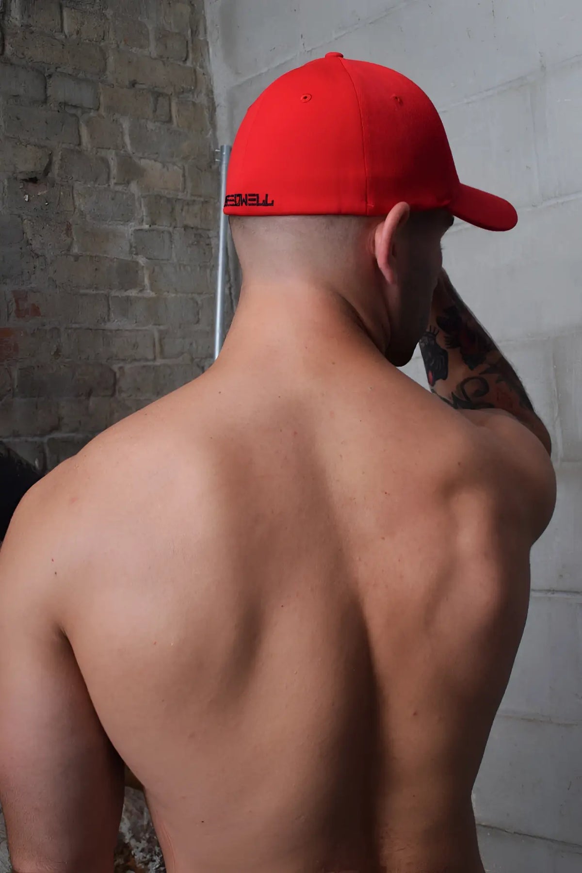 Red baseball cap icon cap red with black embroidered logo on the side suitable for casual wear