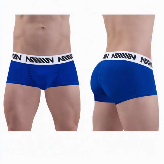 MetroMaleWear (M2W) Men's Pocket Short Boxer Cobalt 3113-16