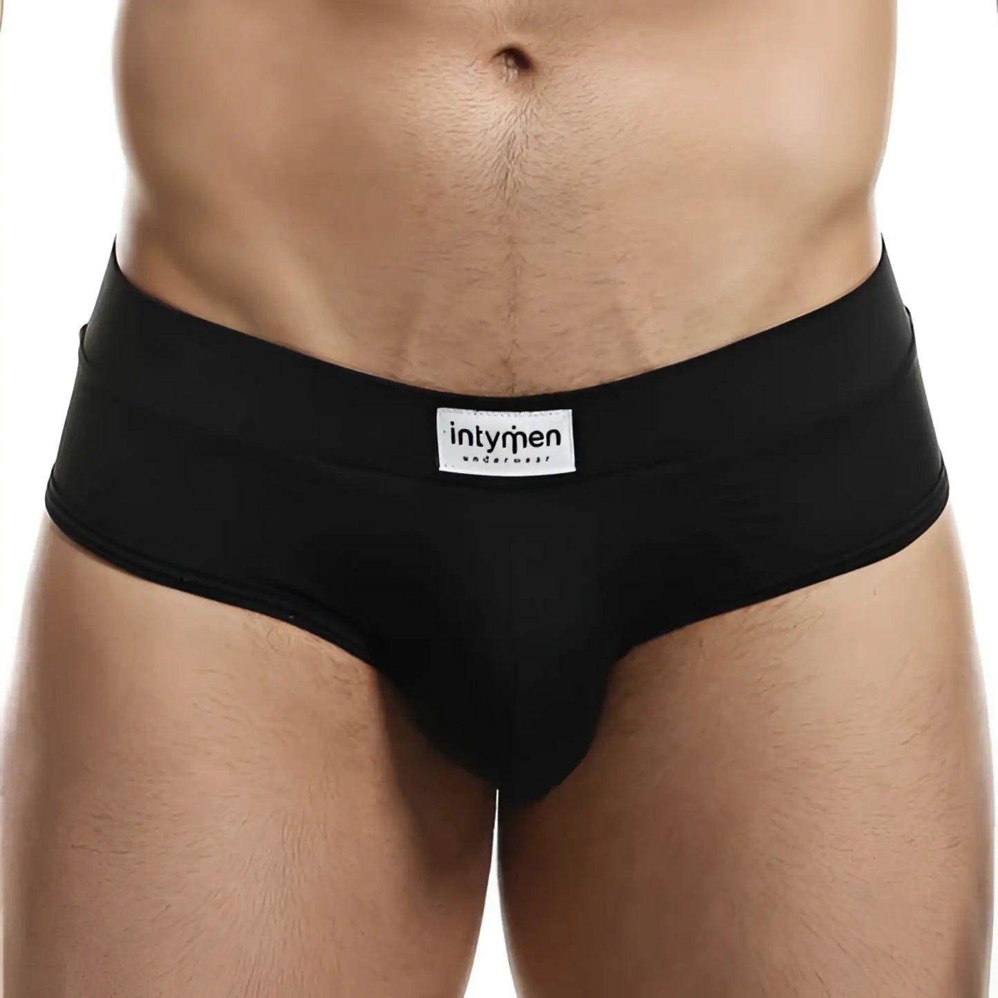 Black intymen femme brief underwear inj062 size xl with smooth form-fitting design and white label on waistband