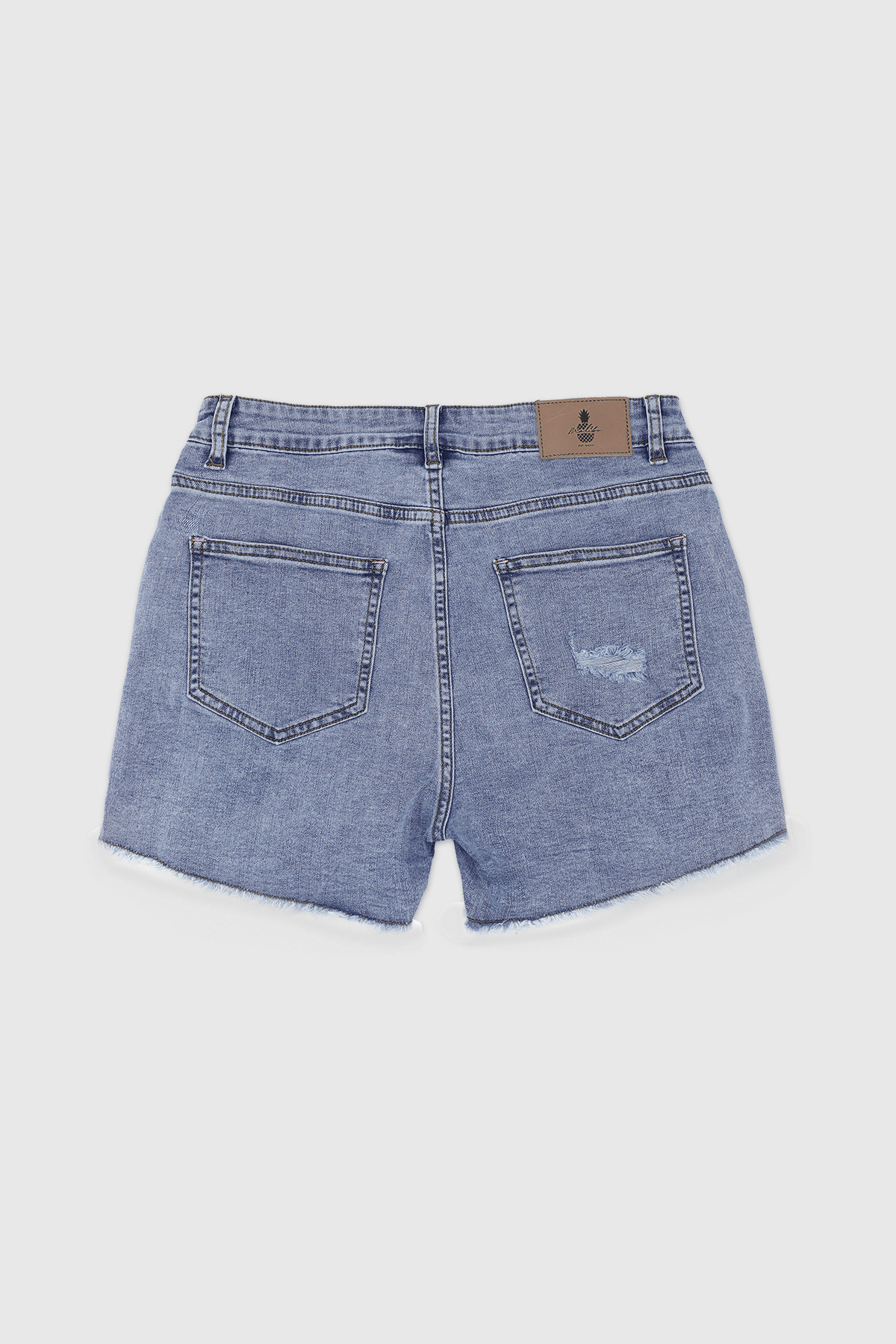 JJ Malibu Men's Jaded 3.5" Denim Short Shorts - Washed Blue