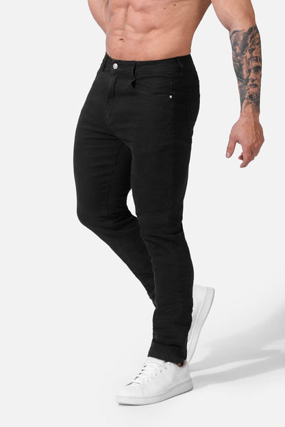 Jed North Men's Men's Fitted Stretchy Pants - Black
