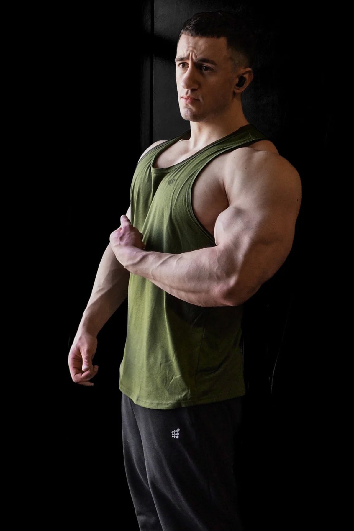 Jed North Men's Vital Raw-Hem Tank Top 2.0 - Green
