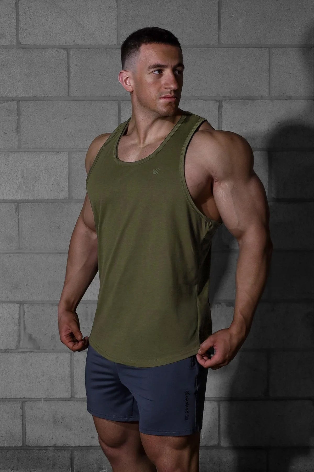 Jed North Men's Vital Raw-Hem Tank Top 2.0 - Green