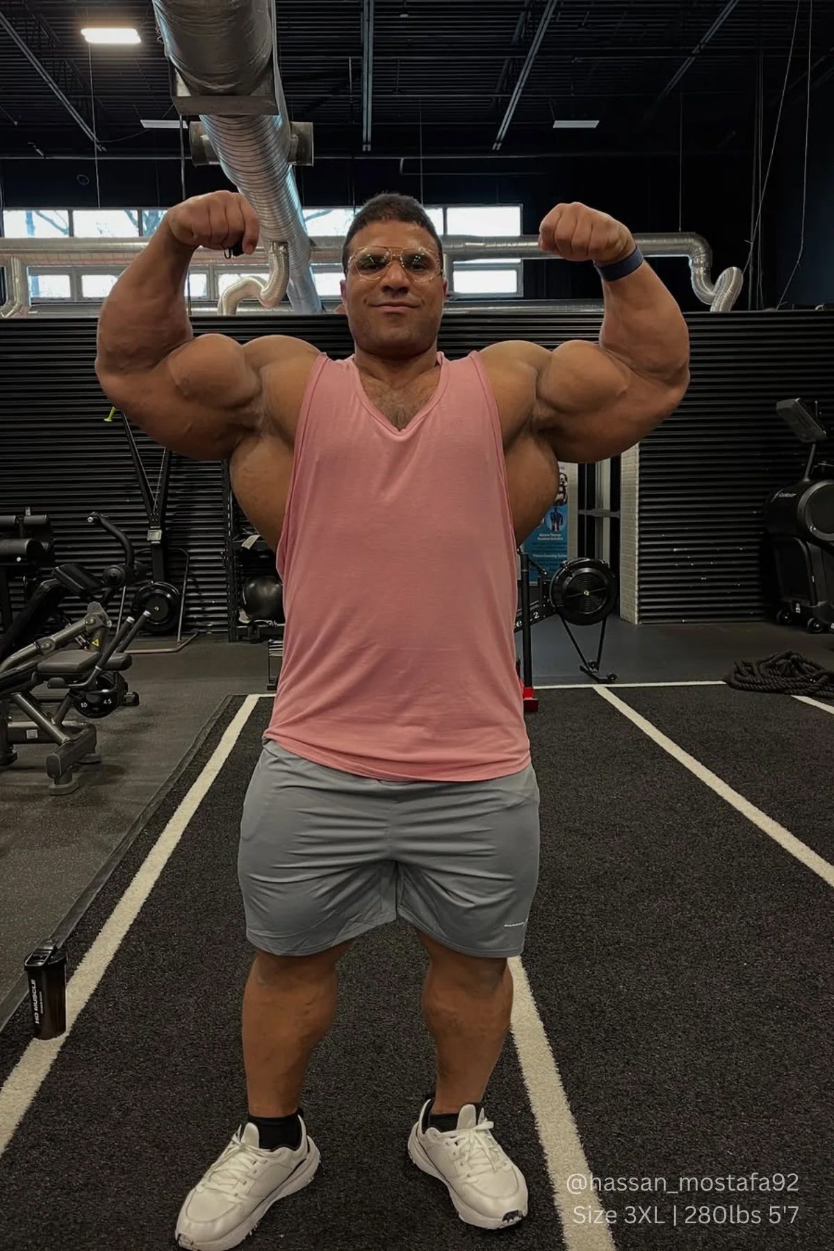 Jed North Men's Vital Raw-Hem Tank Top 2.0 - Salmon Pink