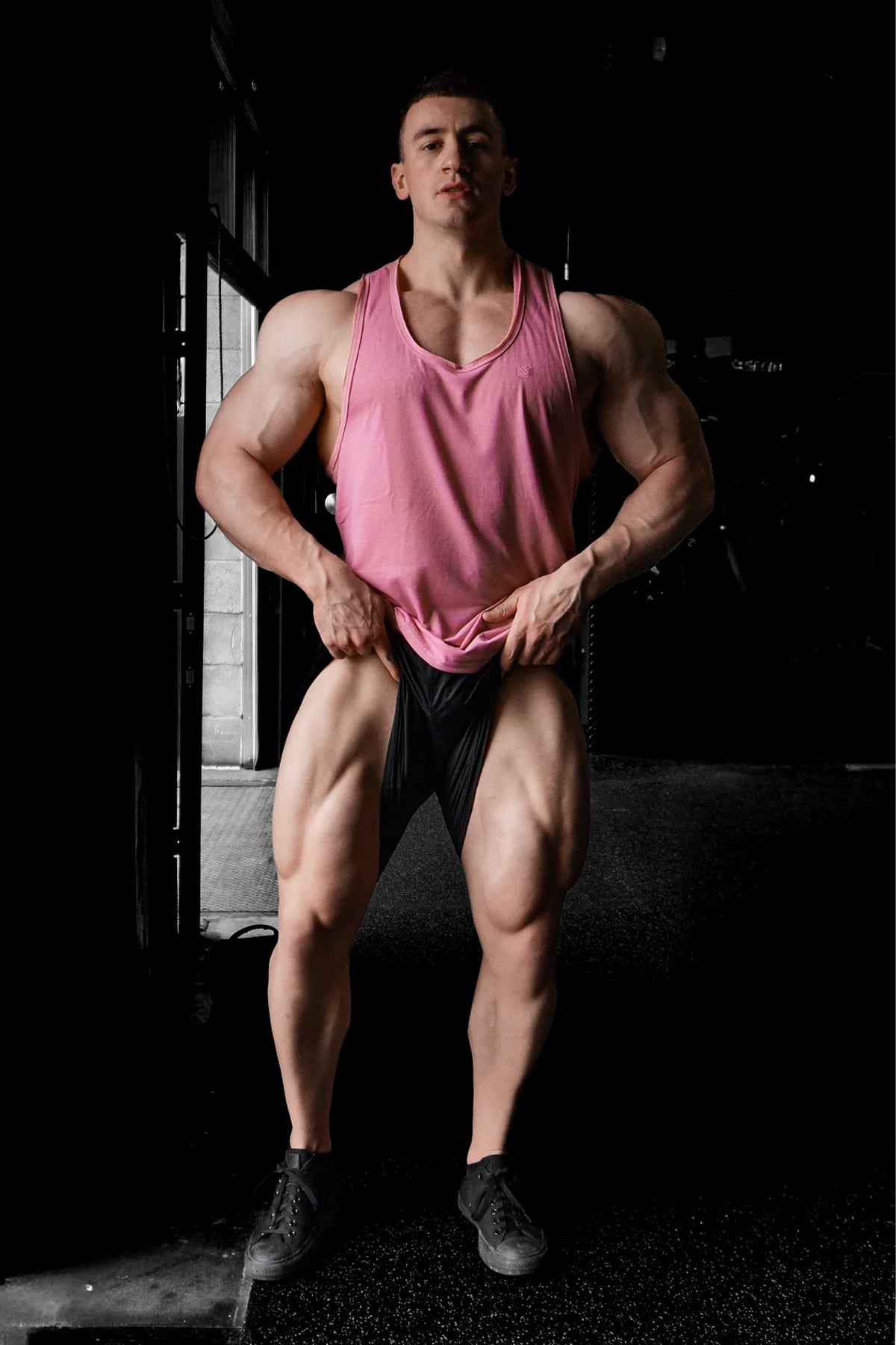 Jed North Men's Vital Raw-Hem Tank Top 2.0 - Salmon Pink