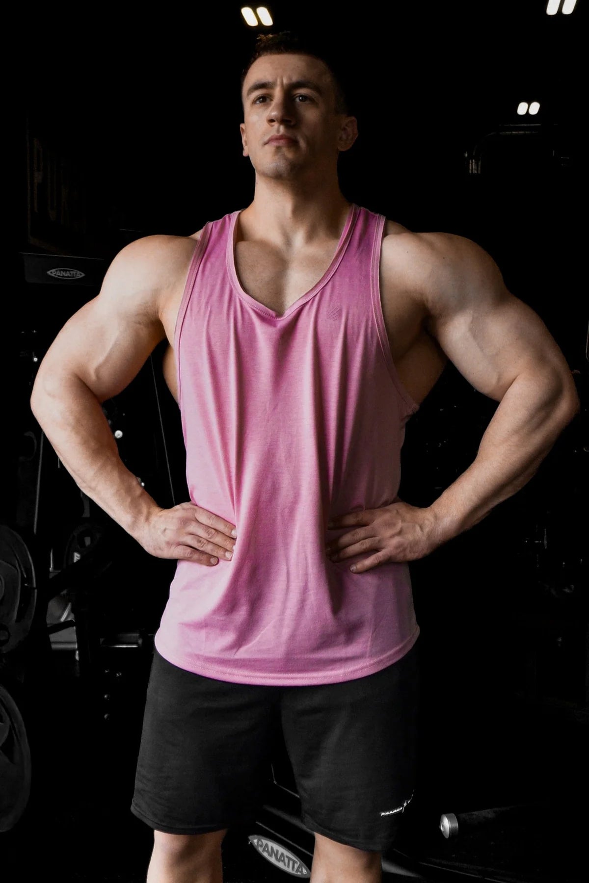 Jed North Men's Vital Raw-Hem Tank Top 2.0 - Salmon Pink