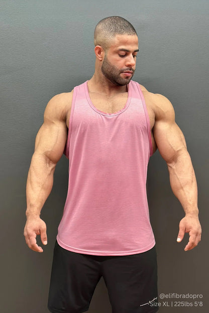 Jed North Men's Vital Raw-Hem Tank Top 2.0 - Salmon Pink