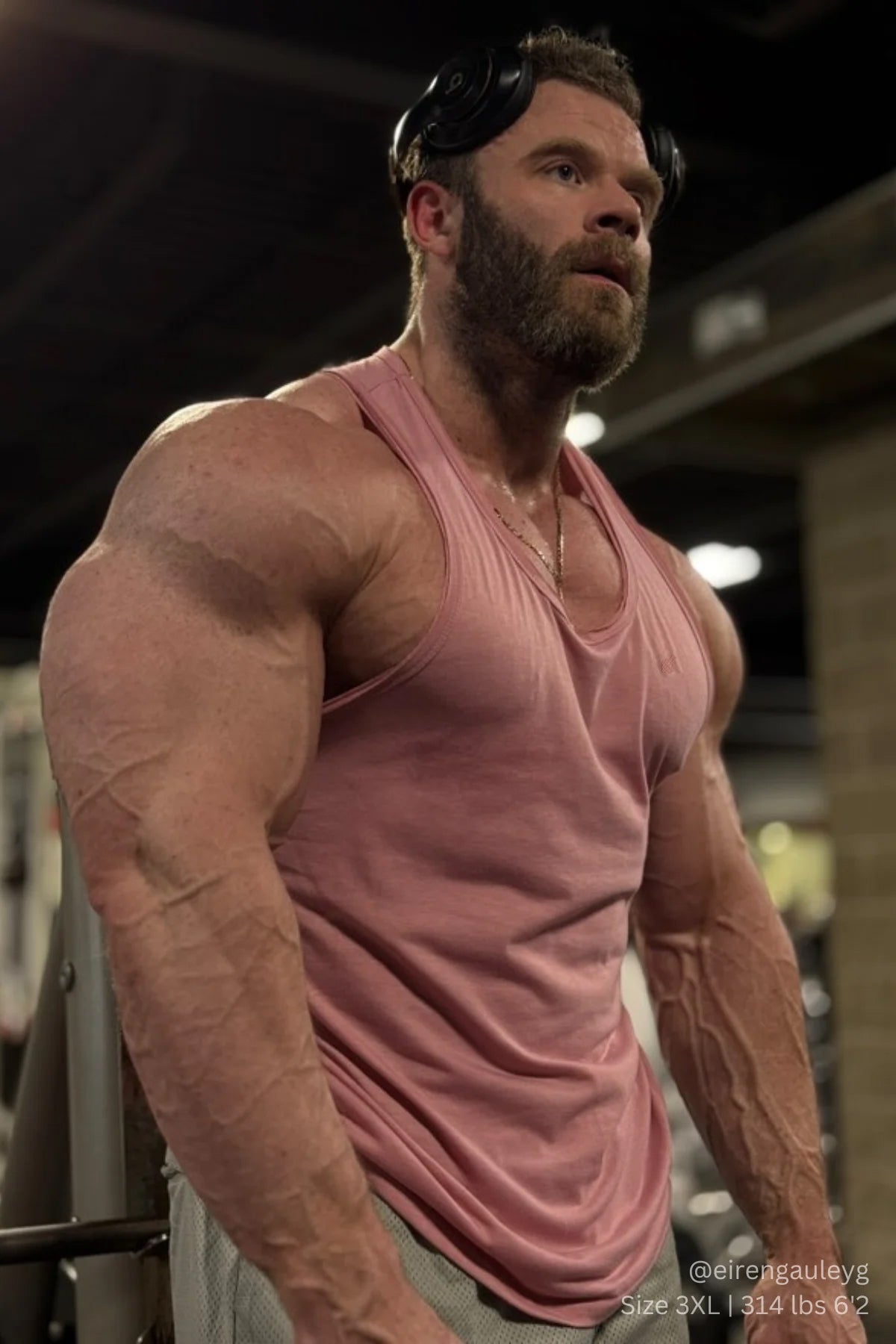 Jed North Men's Vital Raw-Hem Tank Top 2.0 - Salmon Pink