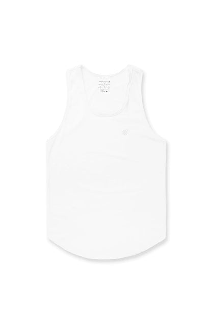 Jed North Men's Vital Raw-Hem Tank Top 2.0 - White