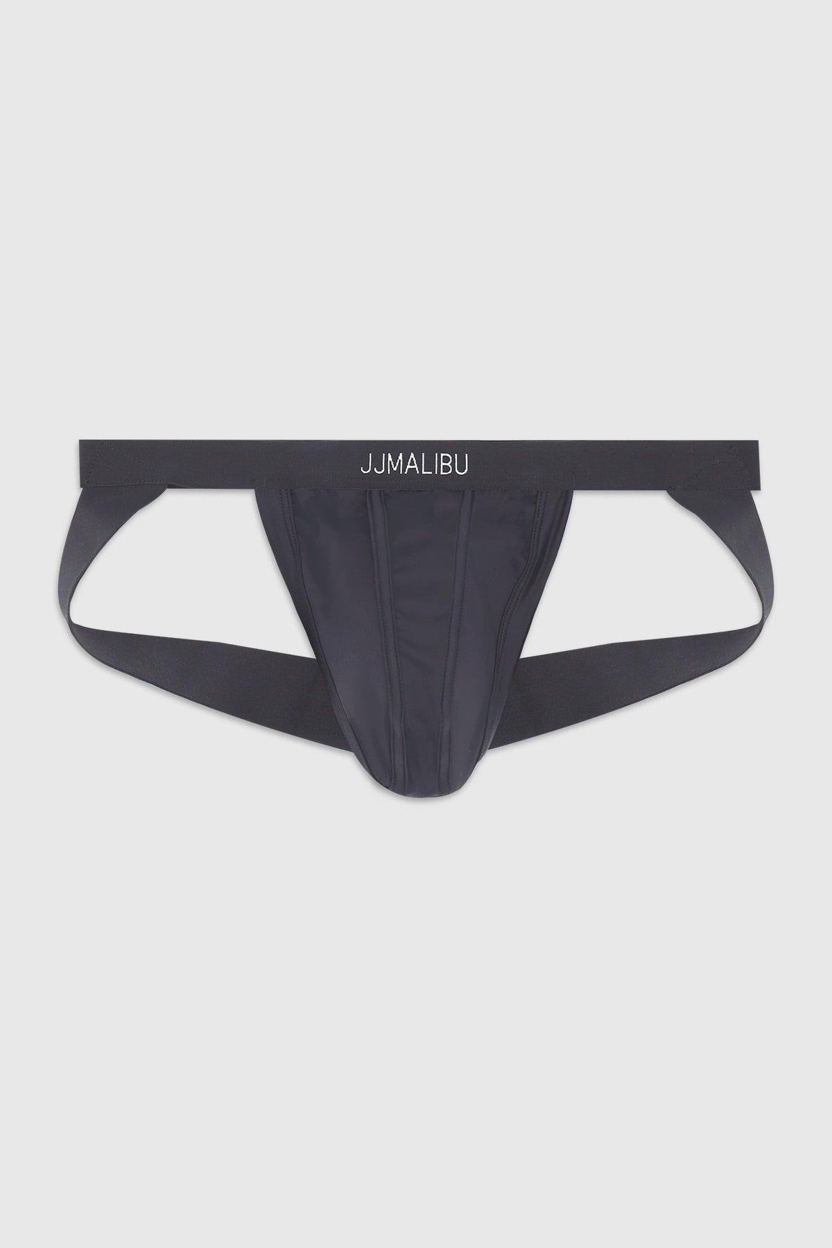 JJ Malibu Men's On-Display Jockstrap - Black