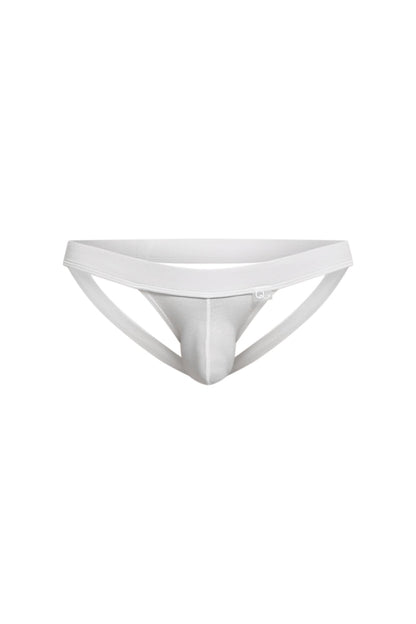 PetitQ Men's Jockstrap Linthes Bamboo White